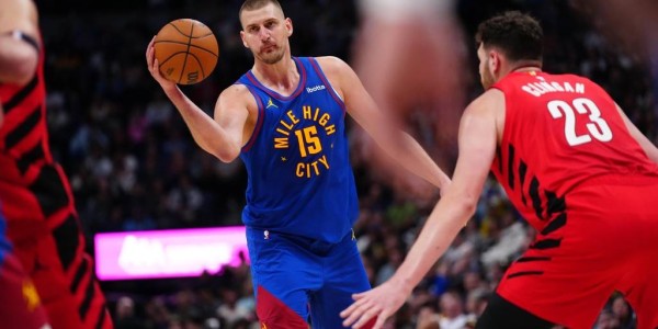 约基奇22+14+14阿夫迪亚23+14 掘金胜开拓者